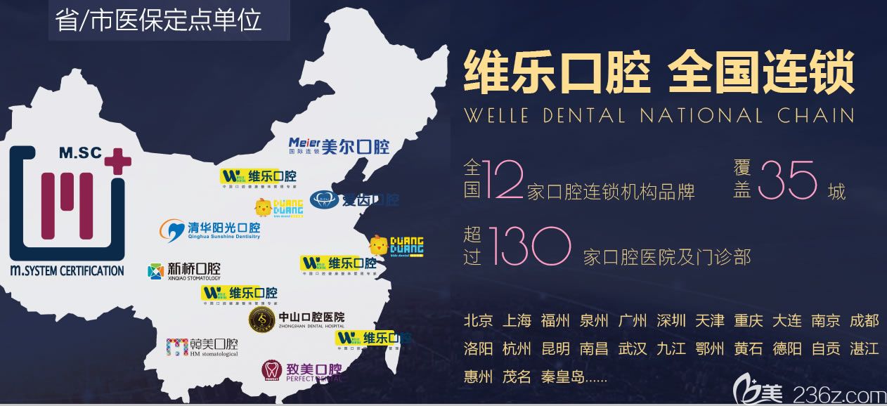福州维乐口腔医院是一家全国连锁品牌